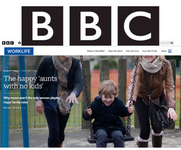 BBC: ‘Aunt with no kids’: The women redefining family roles