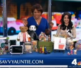 Holiday Gifts with the "Savvy Auntie" WNBC Weekend Today in NY