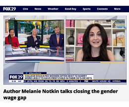 VIDEO: Author Melanie Notkin talks closing the gender wage gap